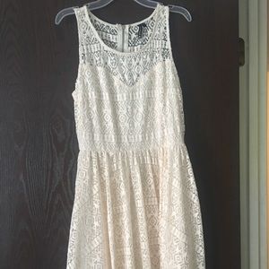 Off-White Lace Dress